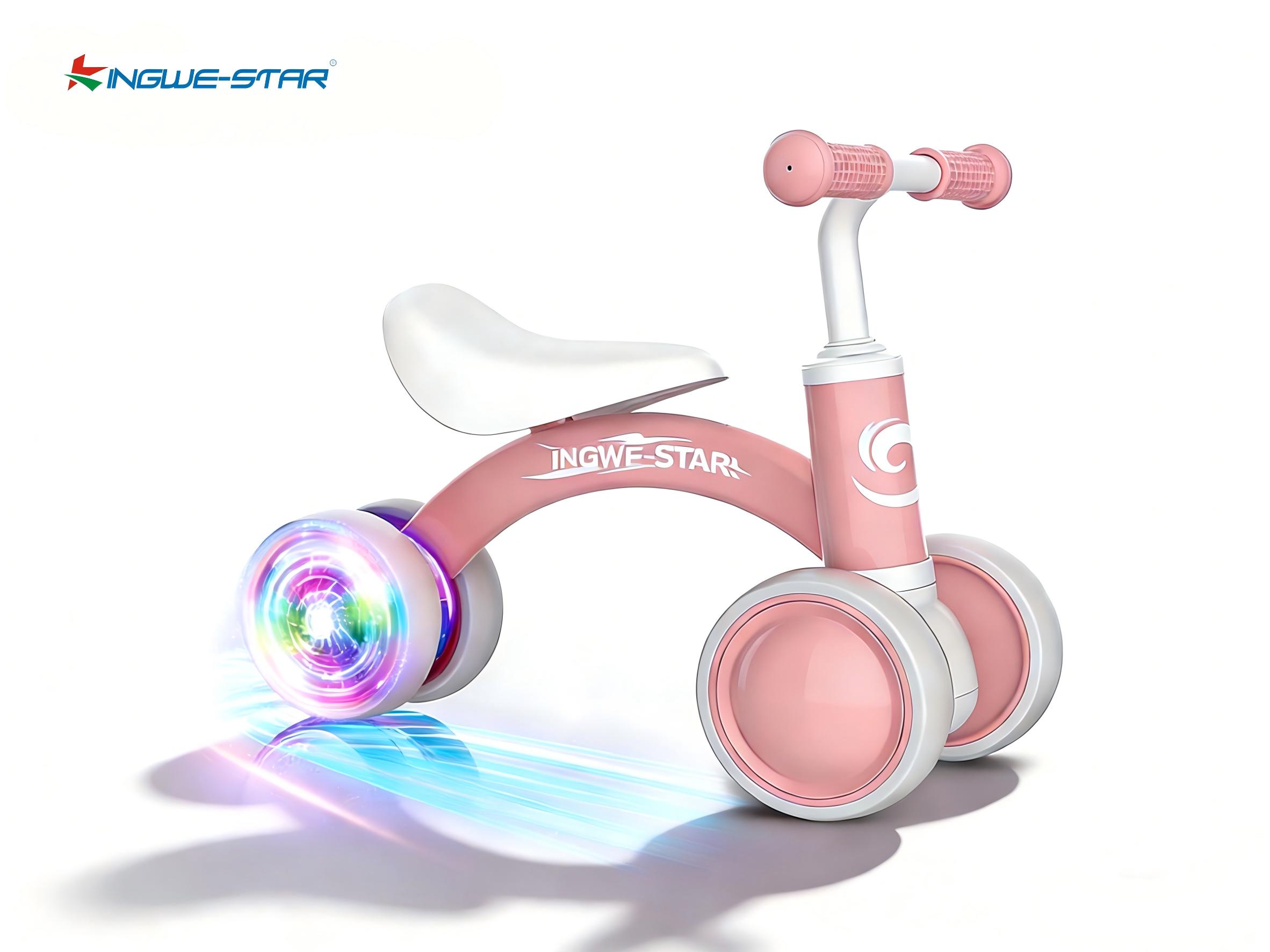 Colorful Lighting Baby Balance Bike Toys